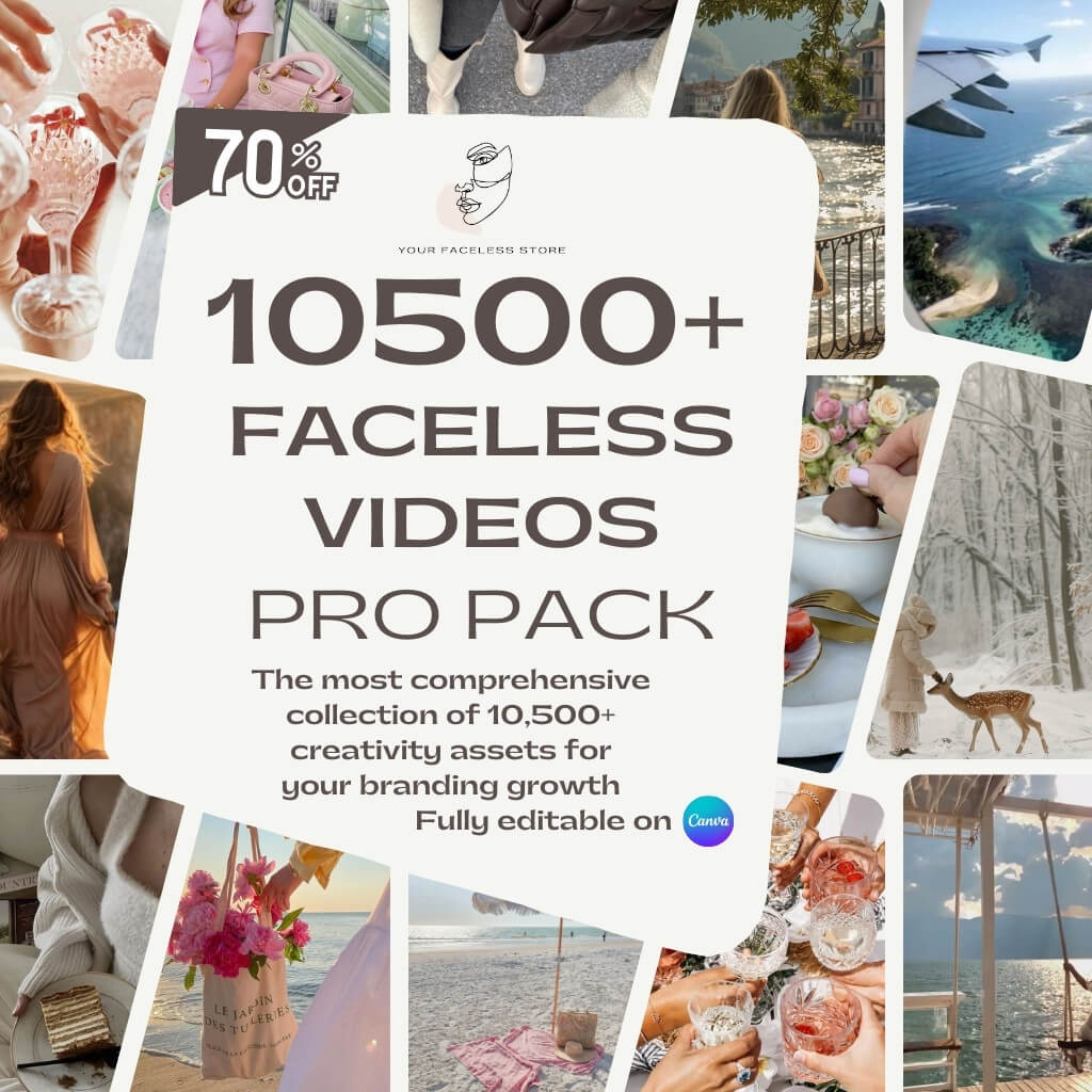 10,500+ Faceless Reels – PRO Pack